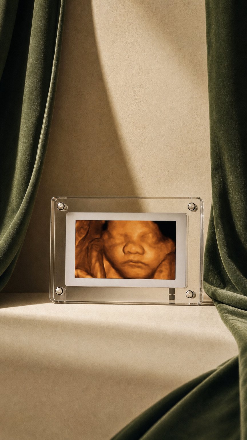 AI product shot of Digital Video Frame