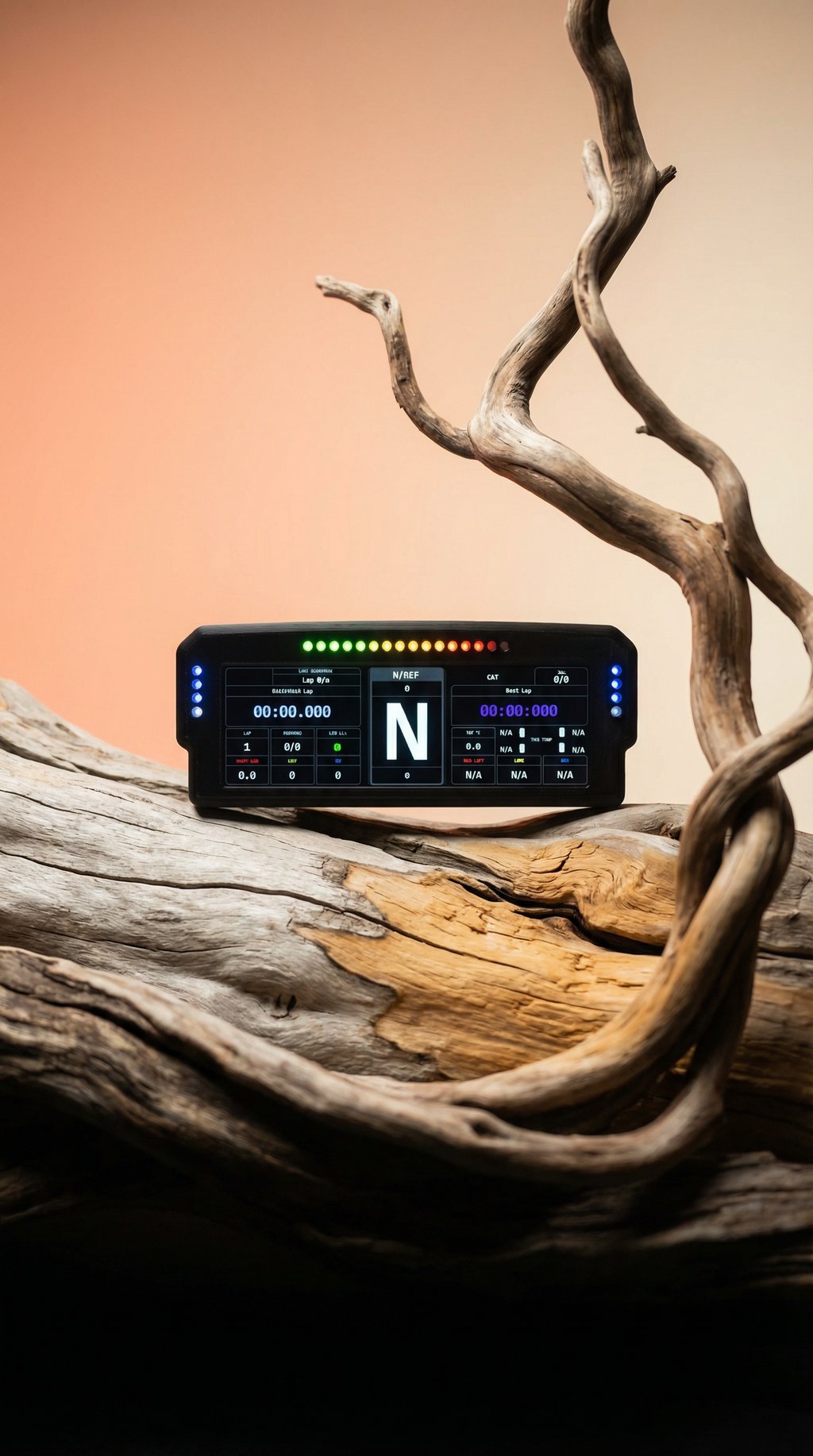 AI product shot of 7.8" Widescreen DDU Touchscreen with 24 RPM Lights