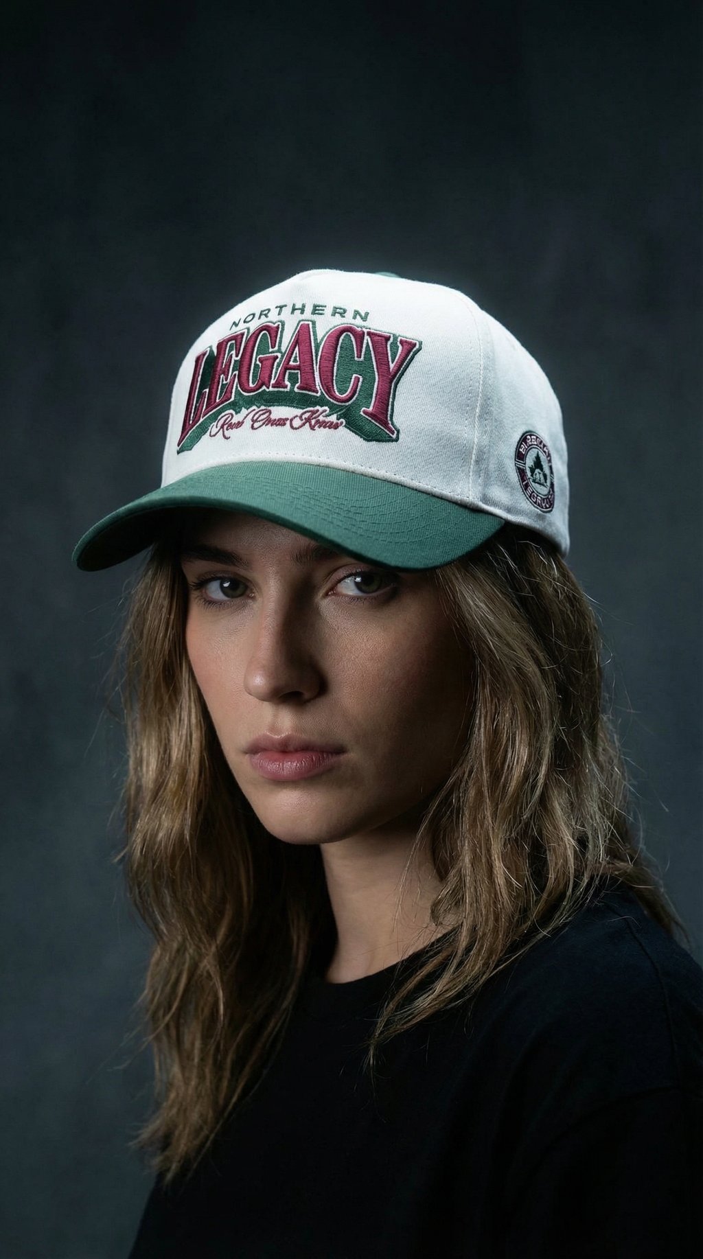 AI product shot of Sleeman x TEAMLTD Legacy Snapback