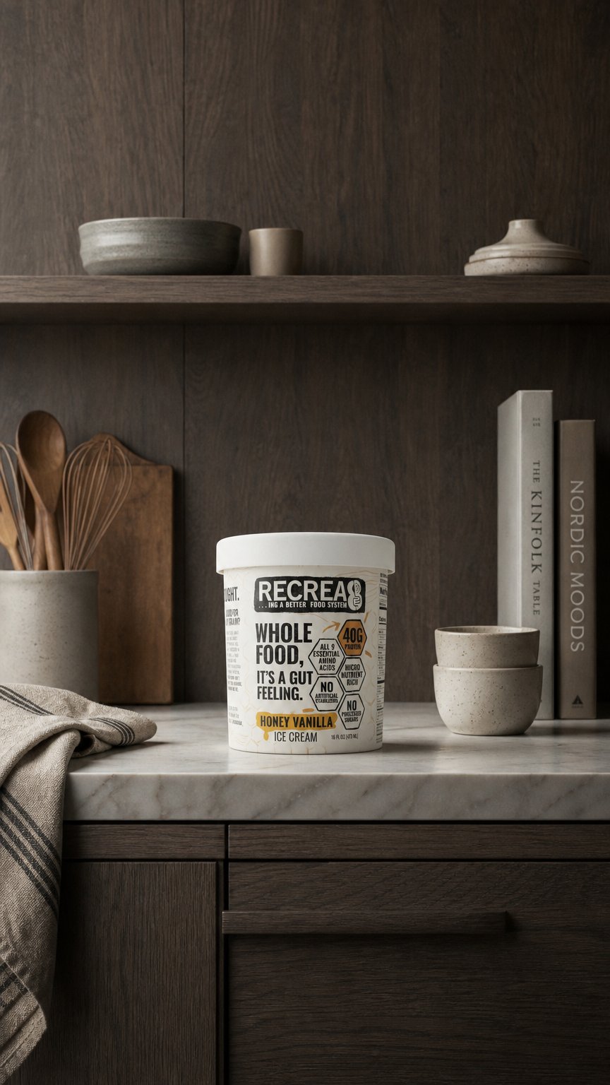 AI product shot of HONEY VANILLA