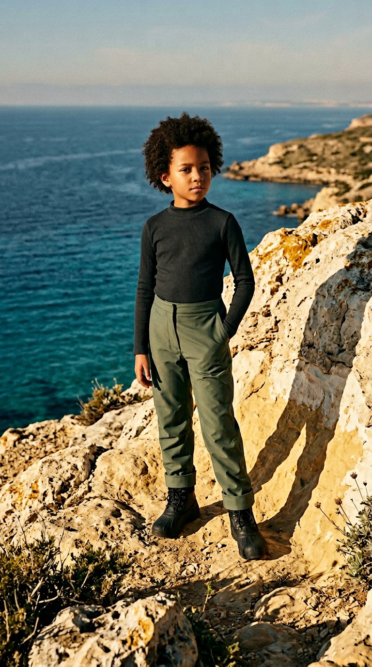 AI product shot of Emma 3L Shell Pants Green