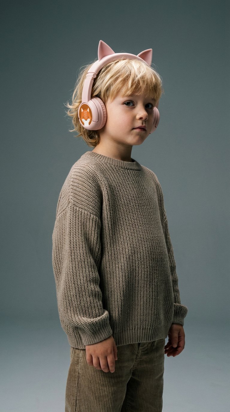 AI product shot of BuddyPhones PlayEars+