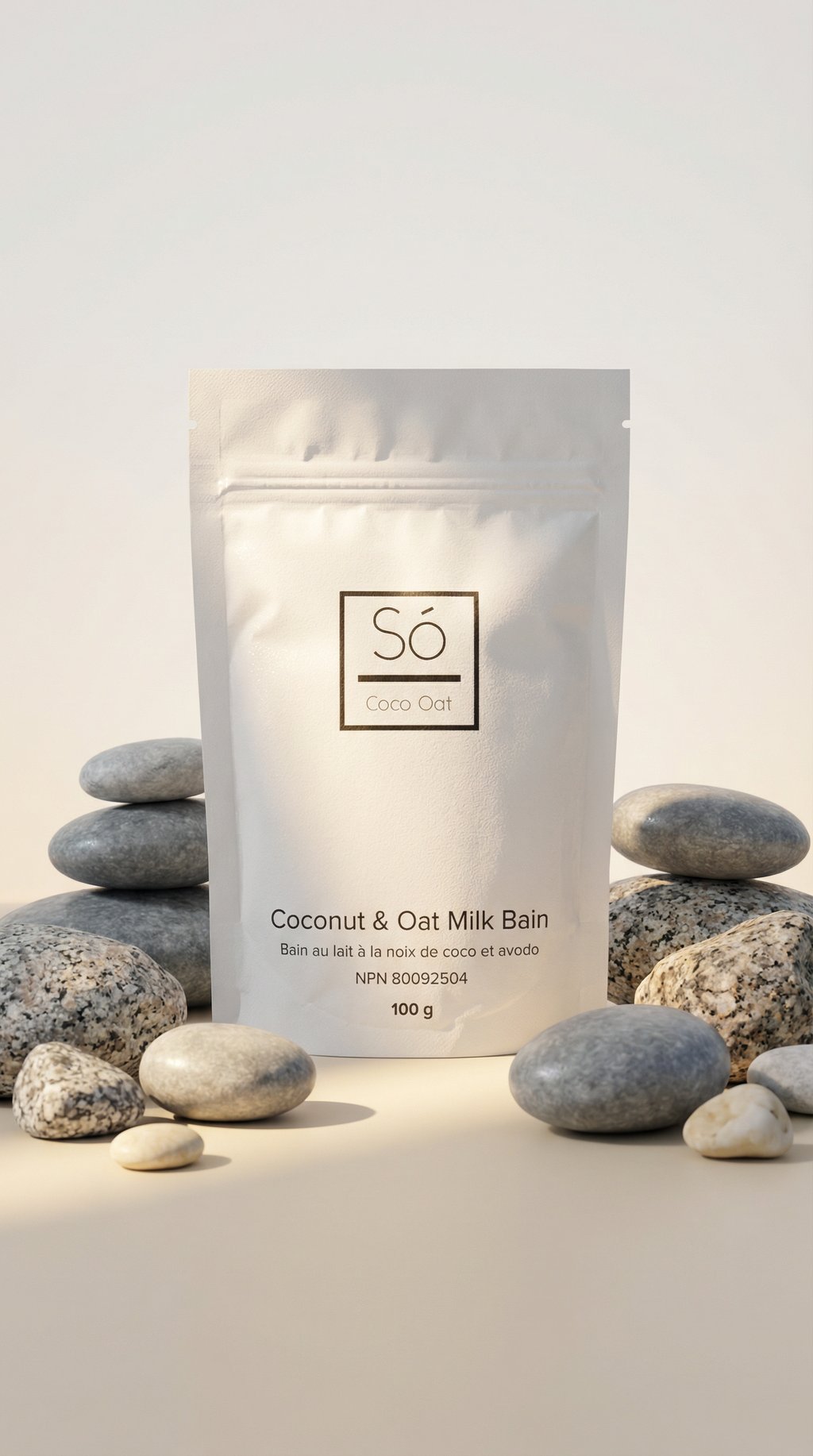 AI product shot of Coco Oat Sóak