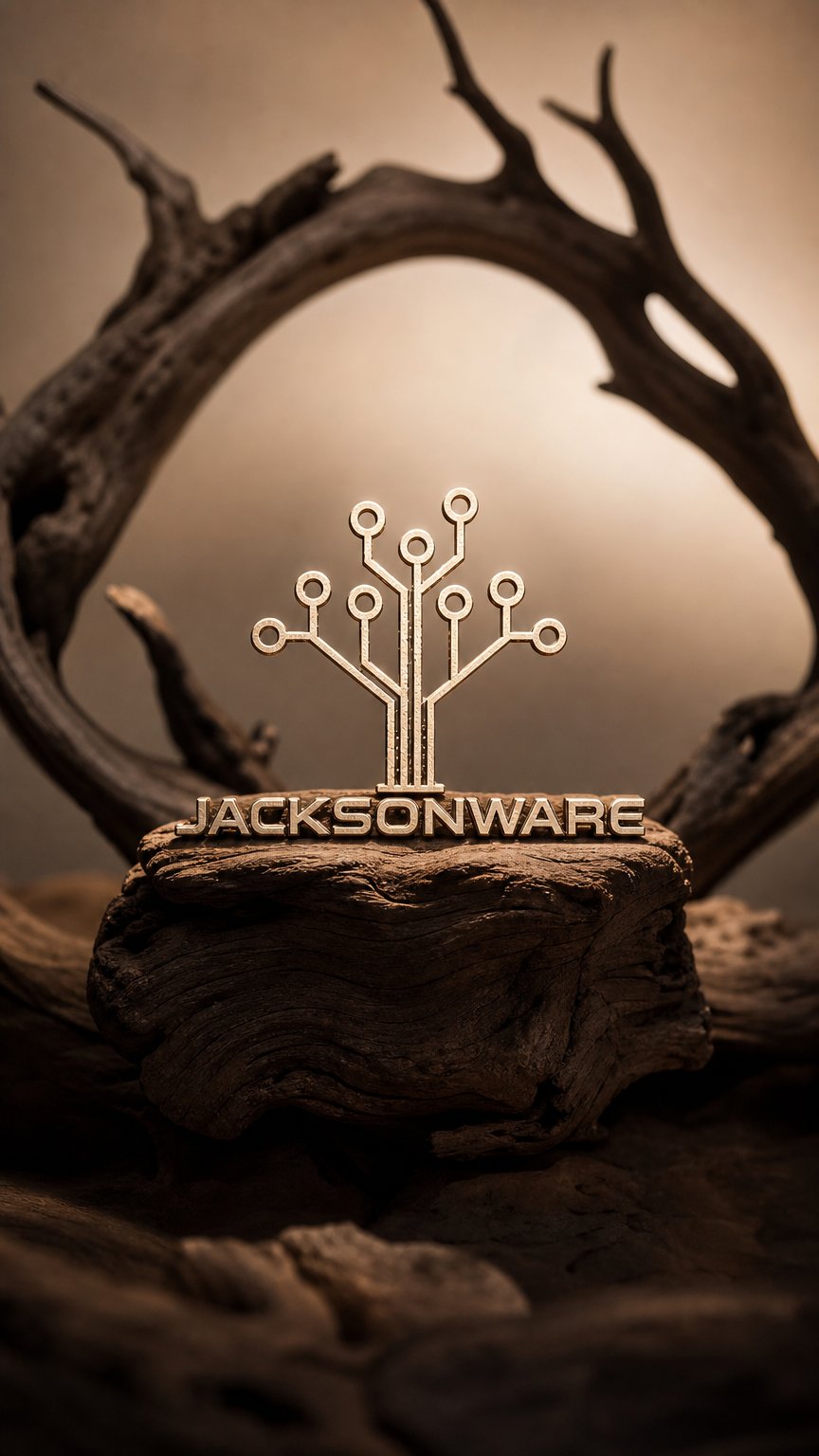 AI product shot of Jacksonware Custom-built Bespoke Software