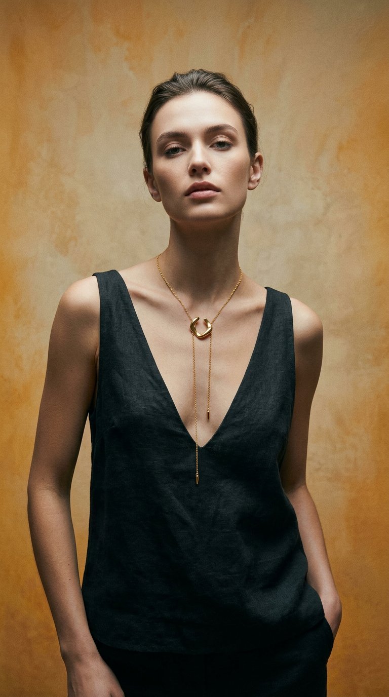 AI product shot of ENTERO 7-IN-1 CUFF-NECKLACE IN STERLING SILVER