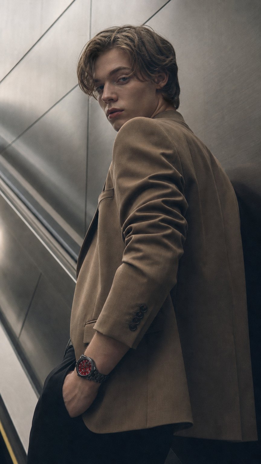AI product shot of [자스페로] MG305-12 (남성용 44mm)