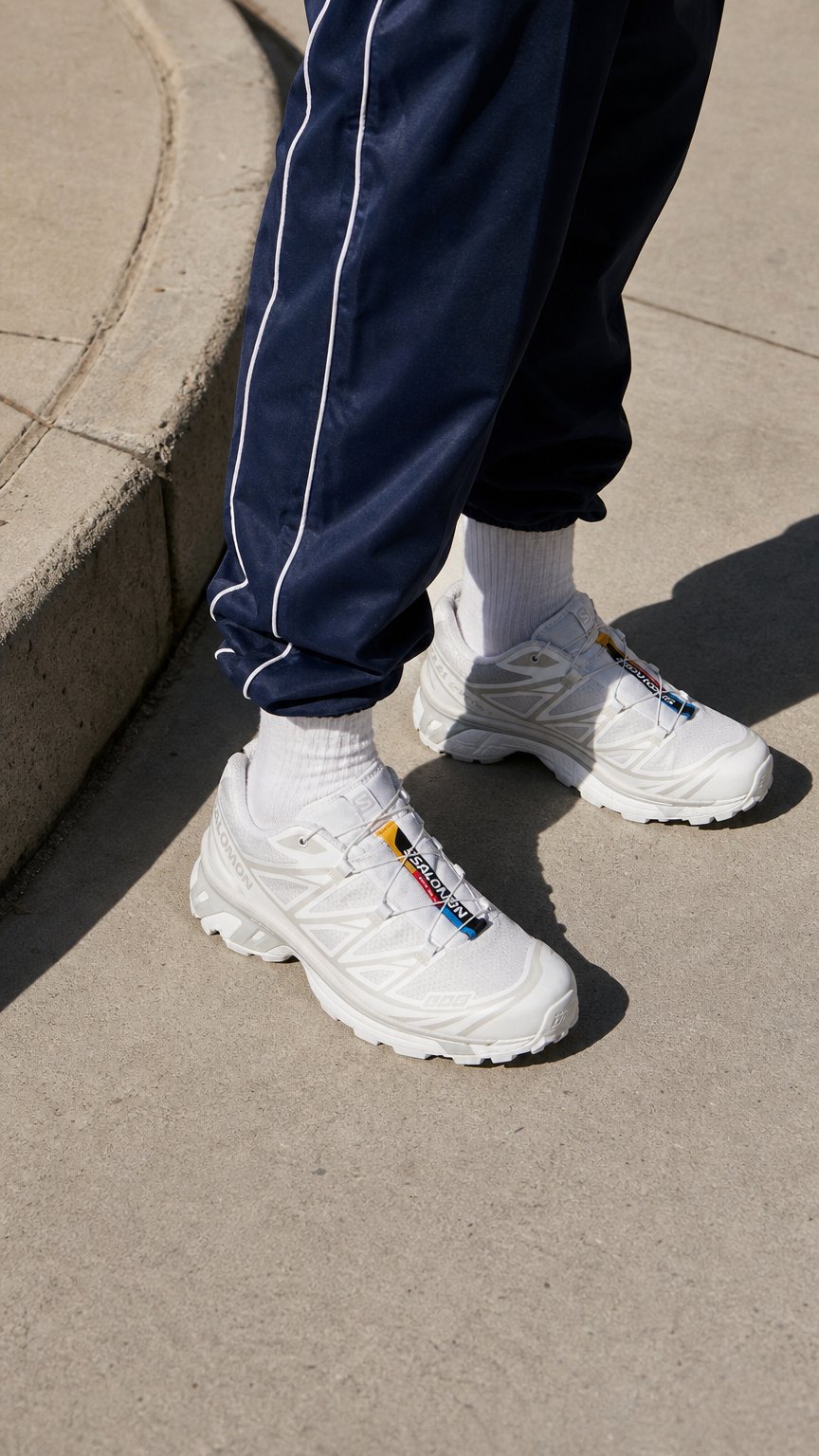 AI product shot of XT-6 Sneakers in White