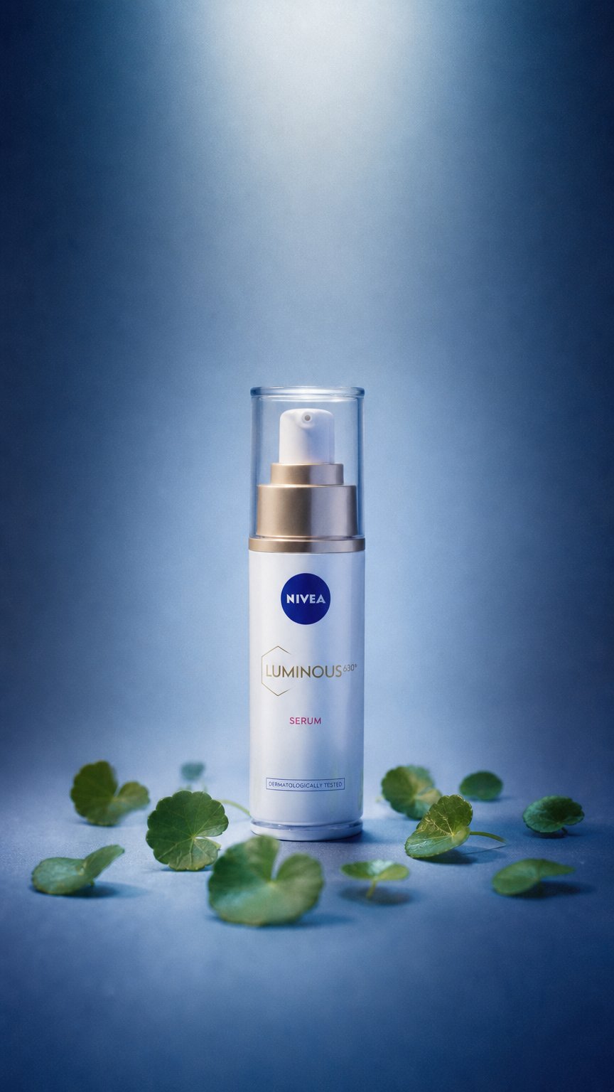 AI product shot of New NIVEA product ‘Luminous630’ targets uneven skin tone in Saudi Arabia