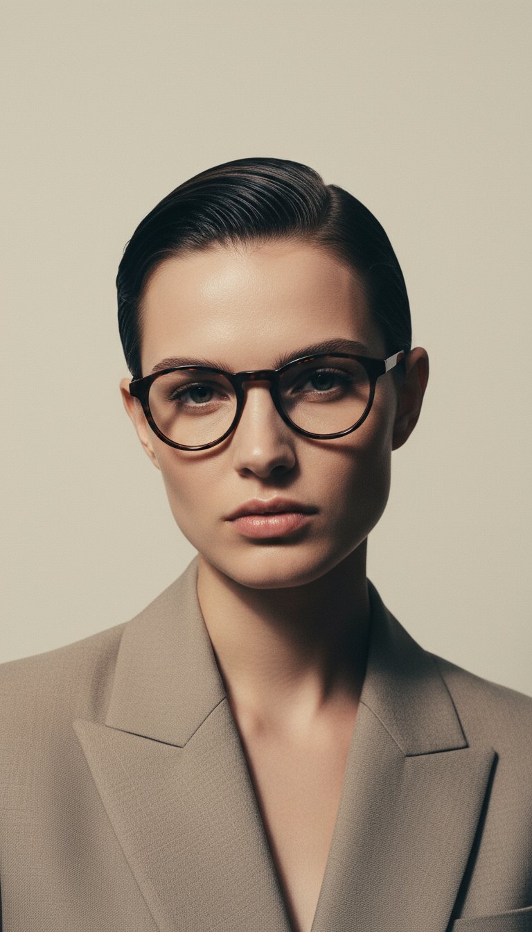 AI product shot of Elie.A Brown / Havana - Blue Light