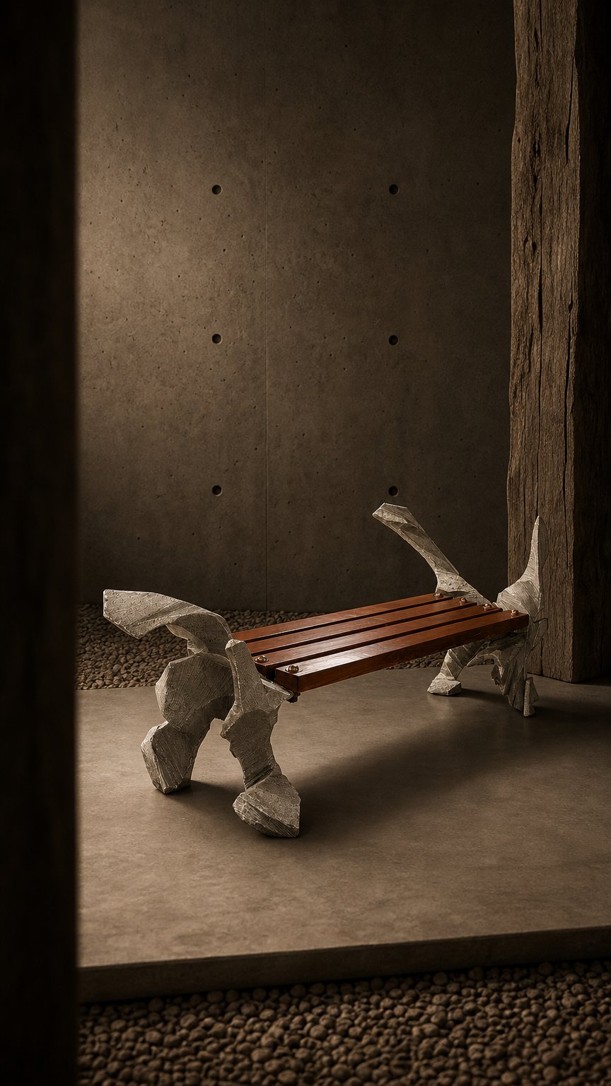AI product shot of Nerine Bench
