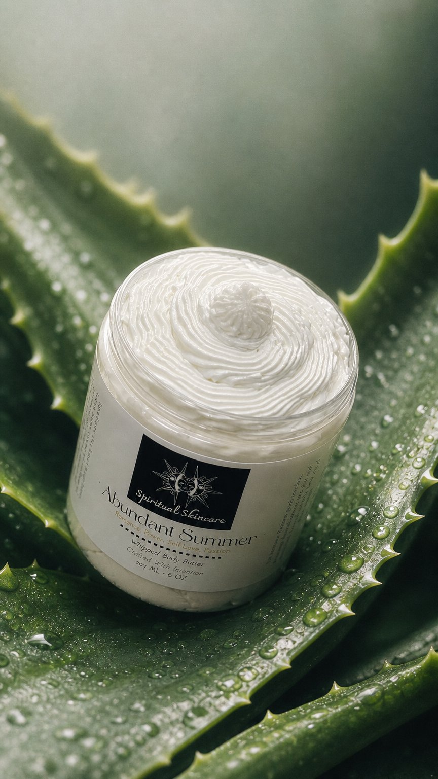 AI product shot of Summertime Abundance Body Butter