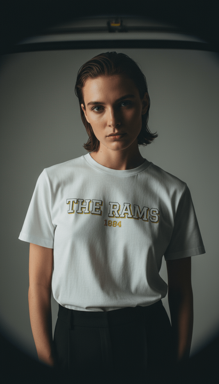 AI product shot of Derby | Men's Varsity Tee