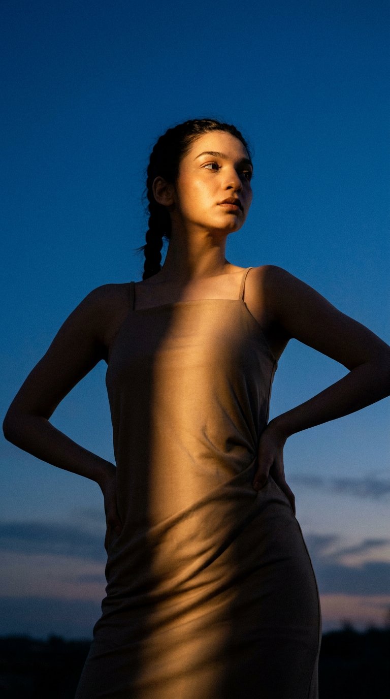 AI product shot of Spruce Dress