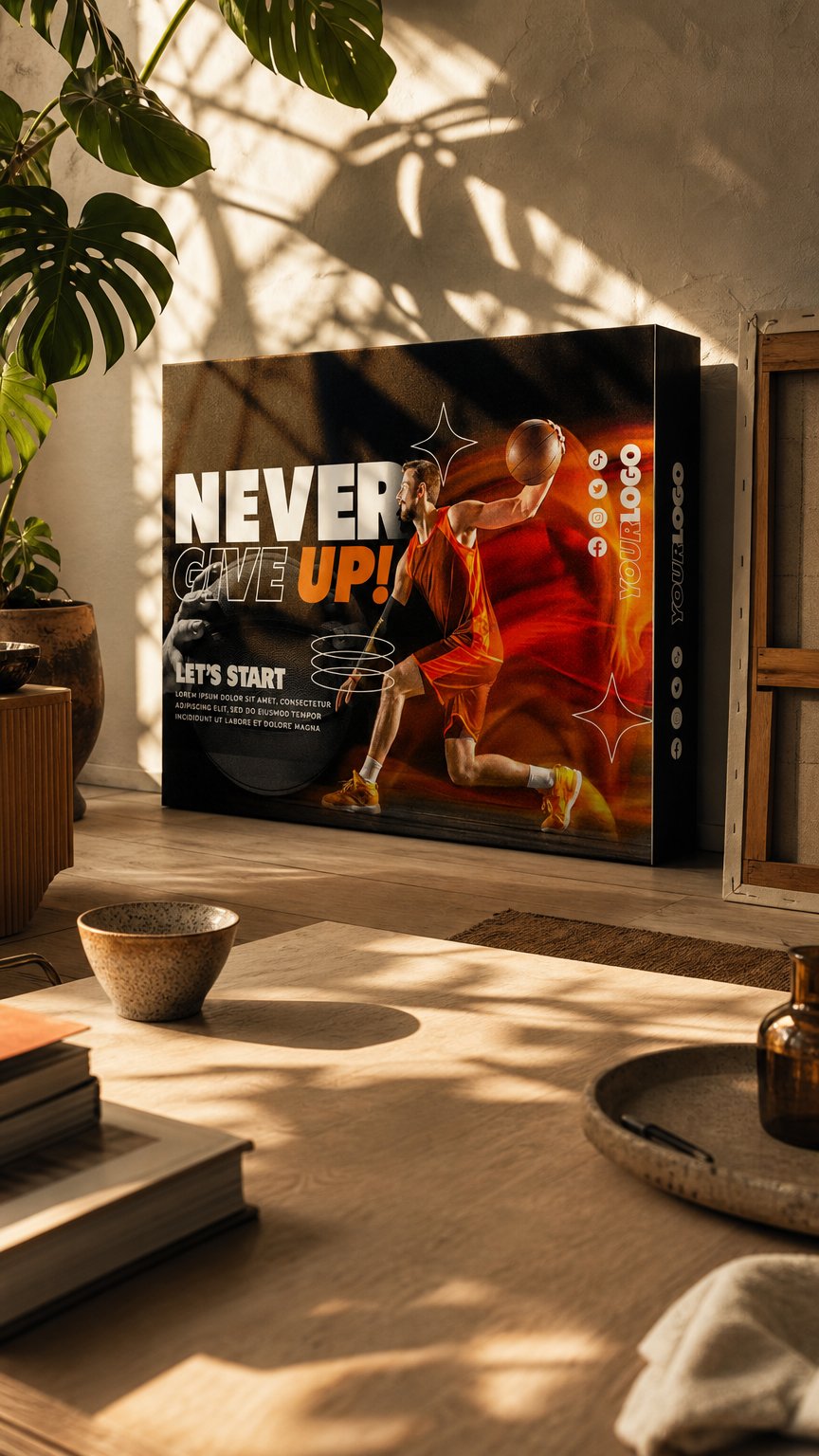 AI product shot of 10ft SEG Backlit Popup Display