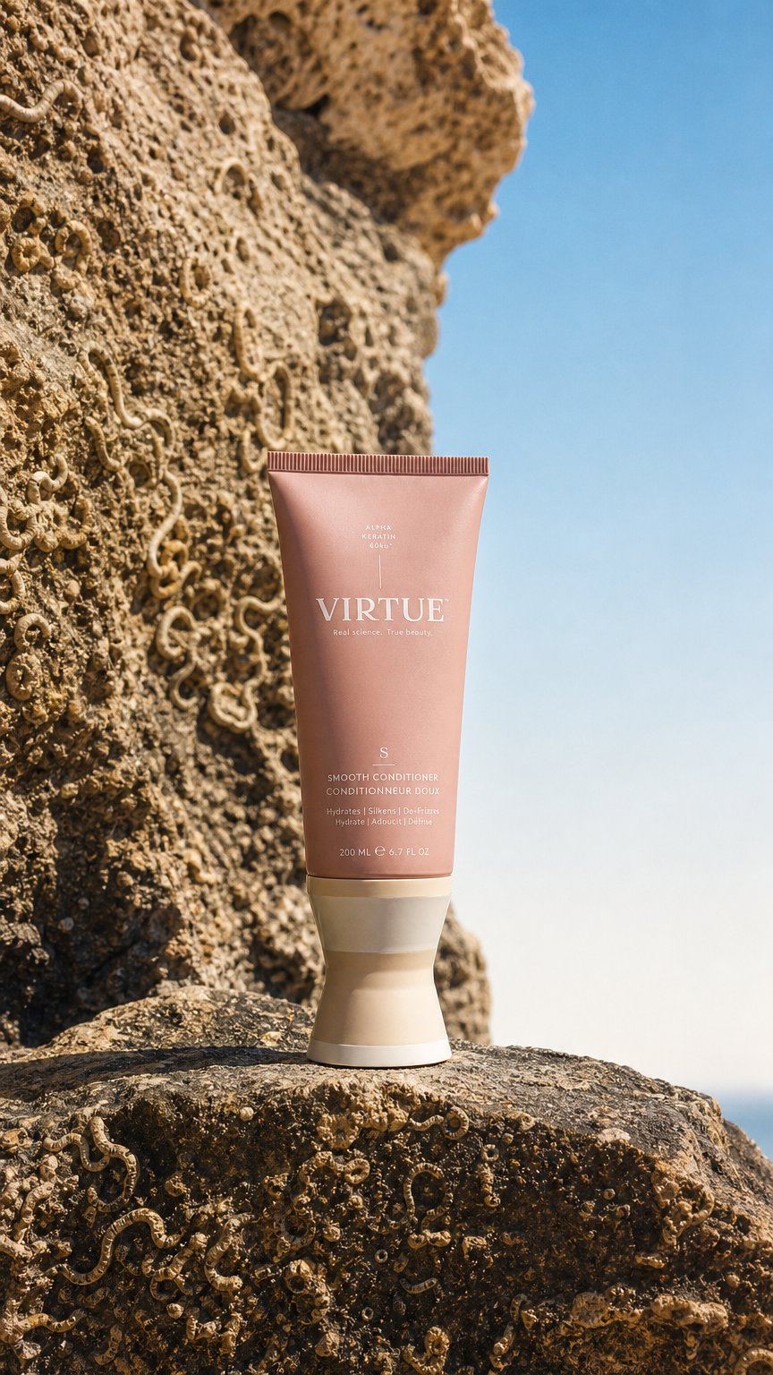 AI product shot of Virtue｜絲慕光澤潤髮乳