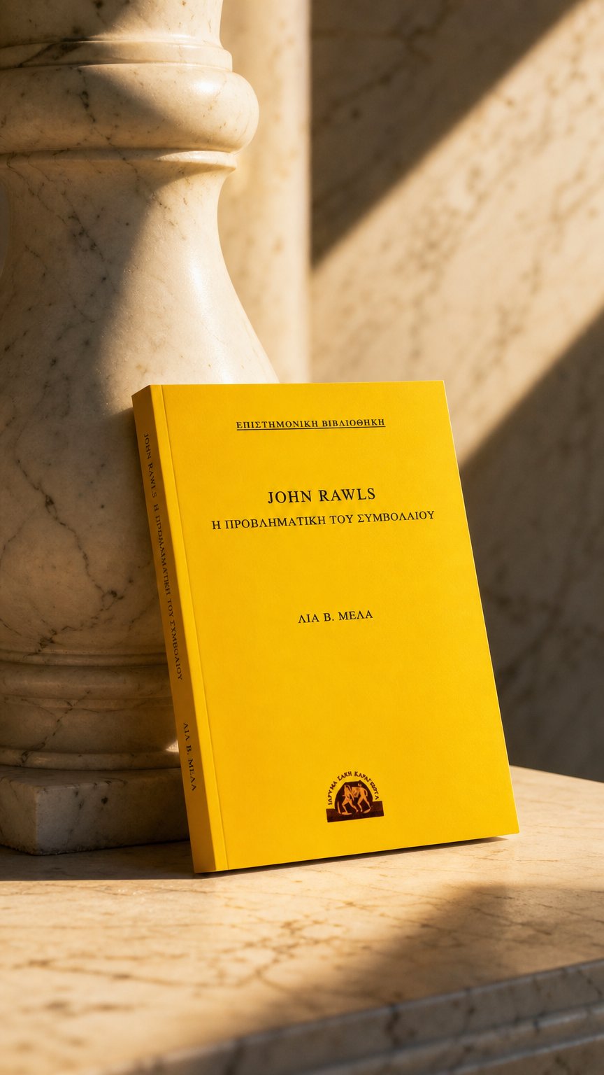 AI product shot of Λία Μελά, John Rawls. Η προβληματική του συμβολαίου, 2007