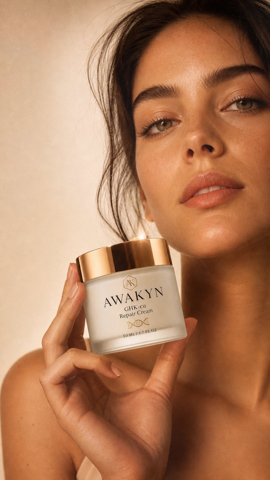 AI product shot of GHK-Cu Resilience Cream