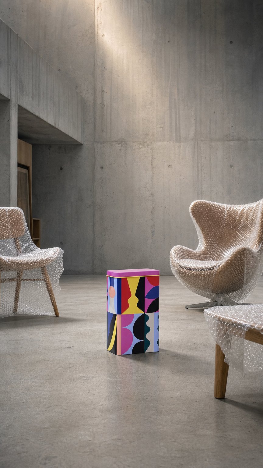 AI product shot of Aroma Coffee Storage Tin