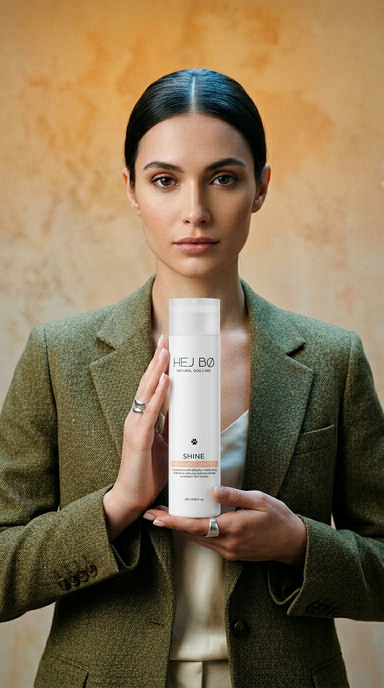 AI product shot of Shampoo Shine