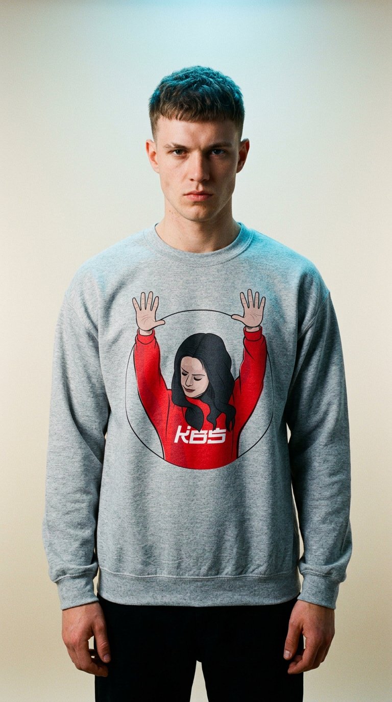 AI product shot of Bless Up Sweatshirt