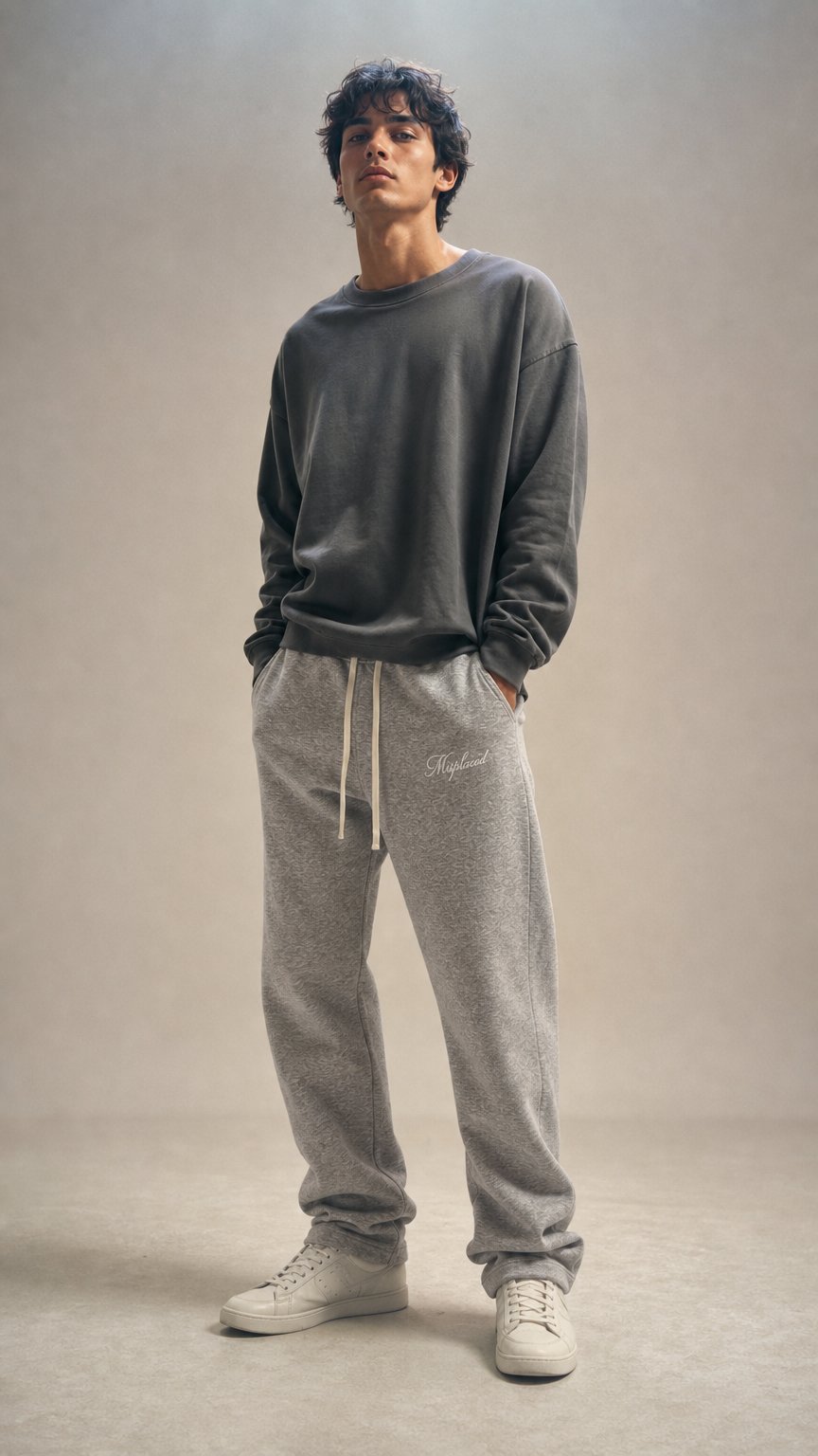 AI product shot of Misplaced Simple Sweats