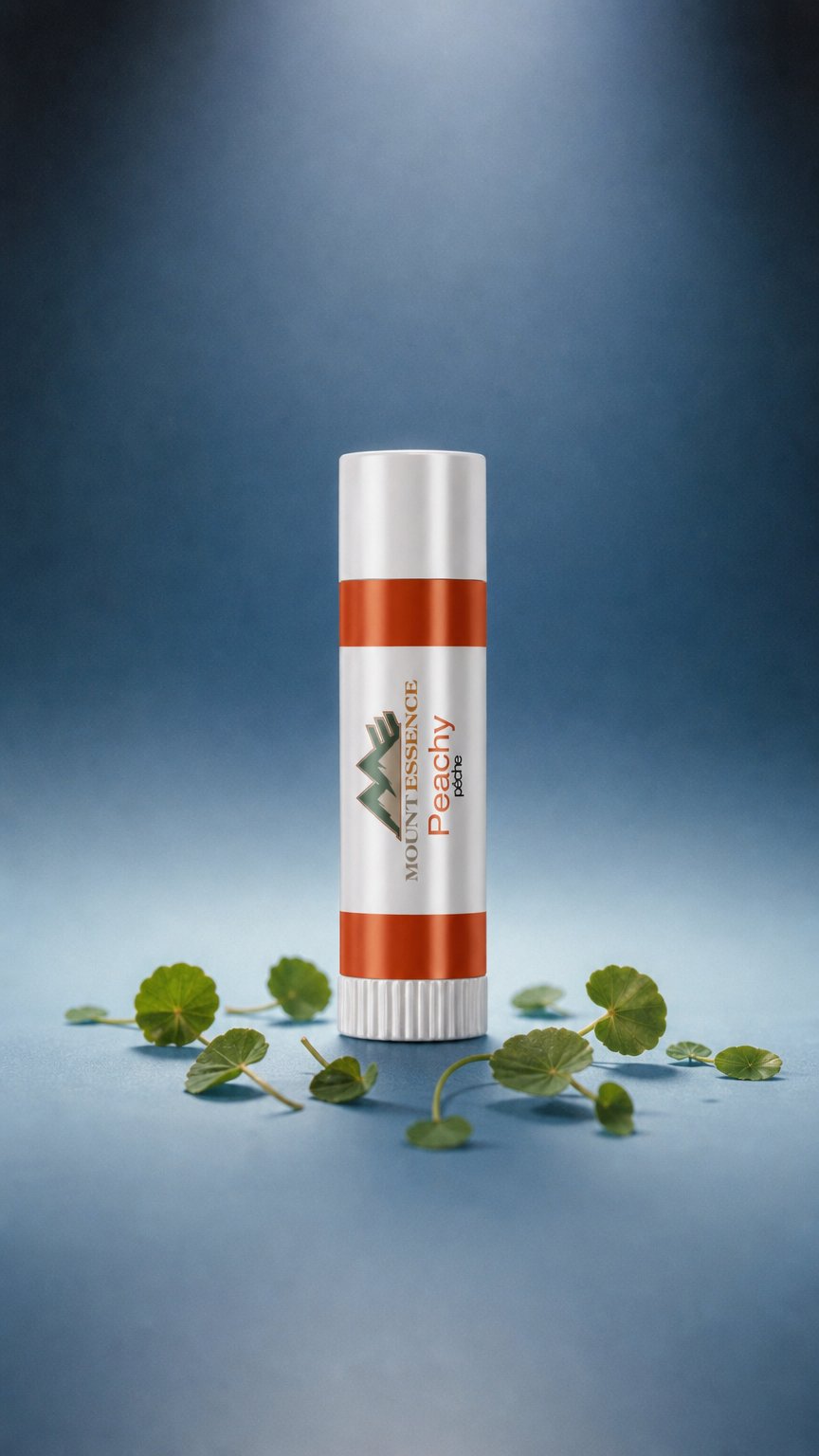 AI product shot of Mount Essence Peachy All Natural Lip Balm - 4.5g (0.15oz)