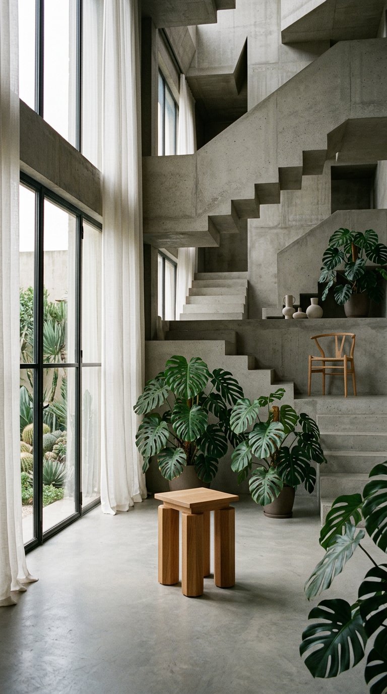 AI product shot of COLONNA Stool