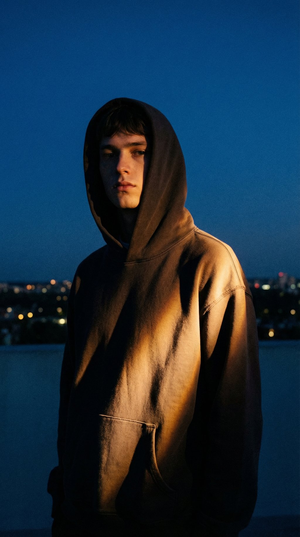 AI product shot of CORE HOODIE