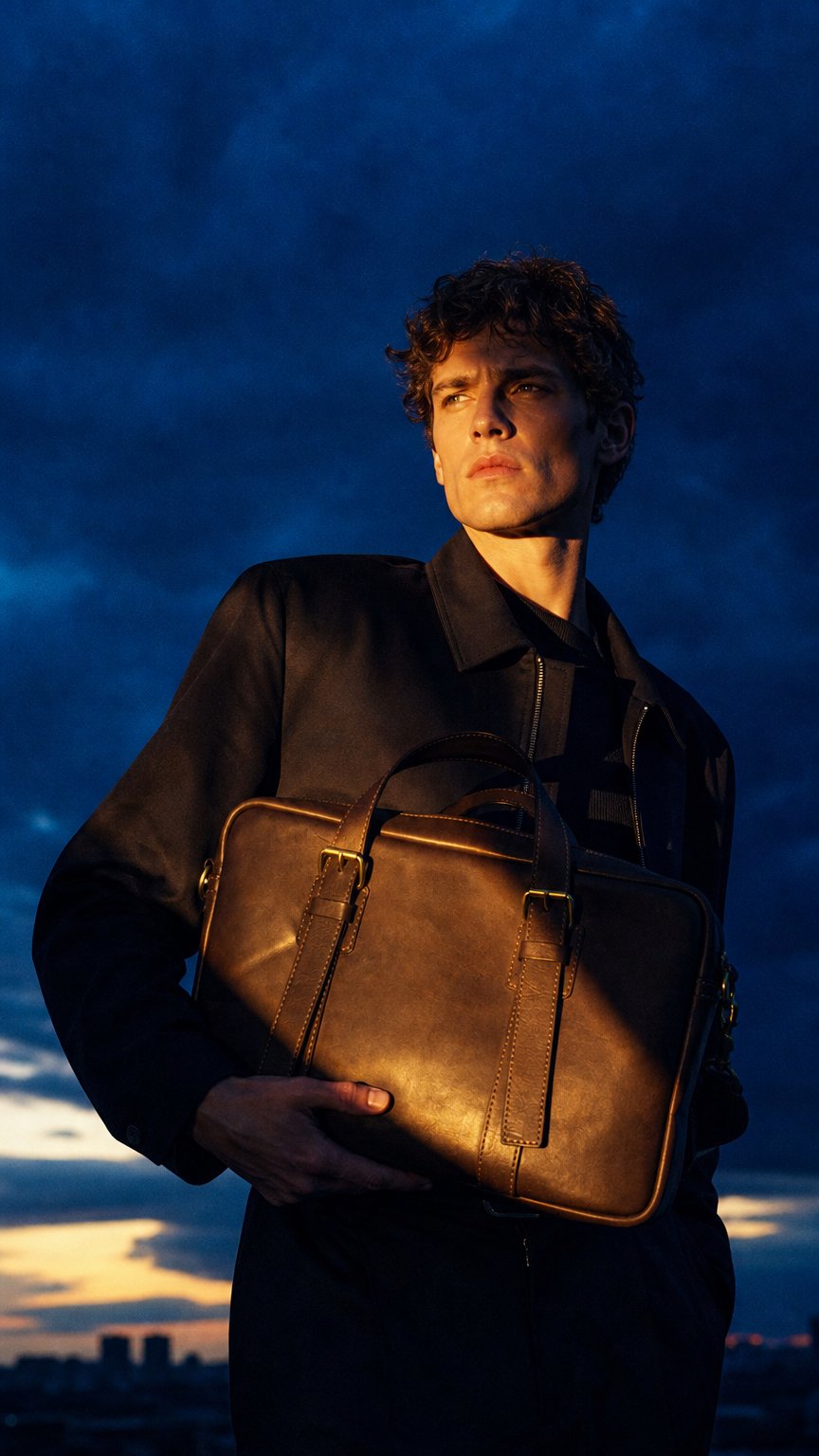 AI product shot of Oz Laptop Briefcase
