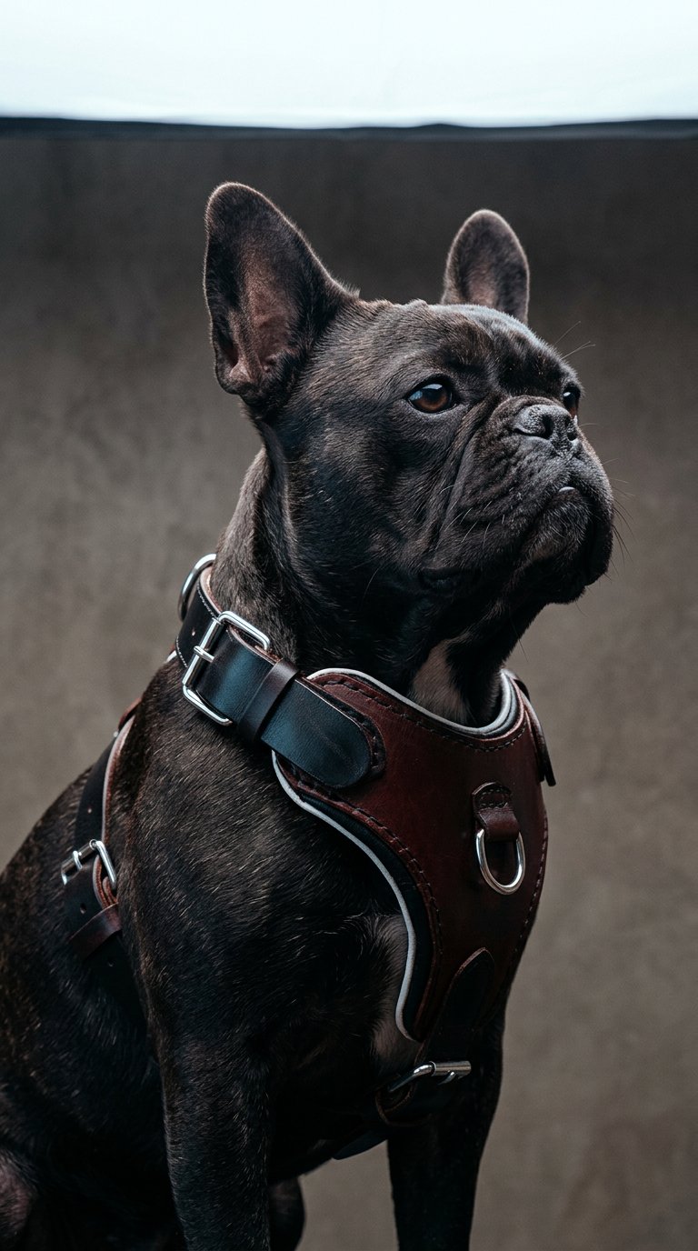 AI product shot of Dog Harness Handmade