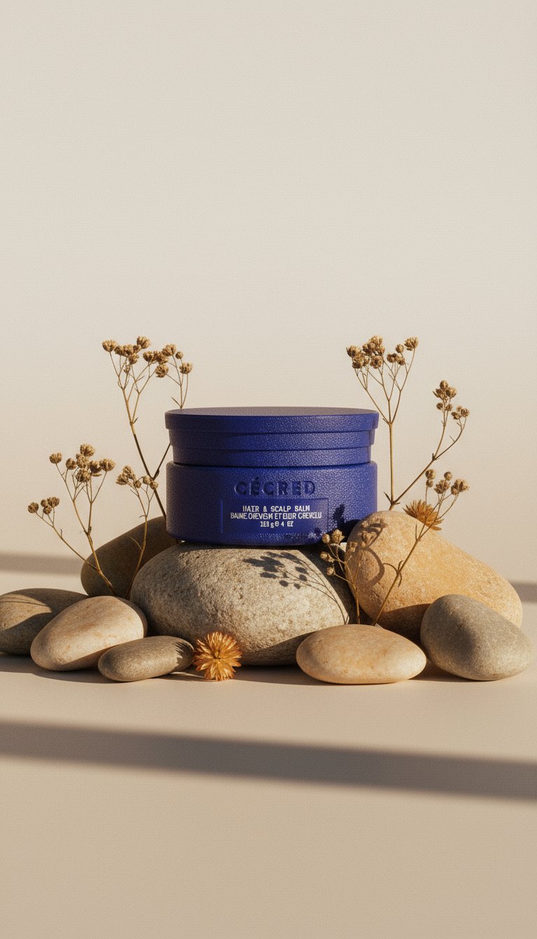 AI product shot of Hair & Scalp Balm