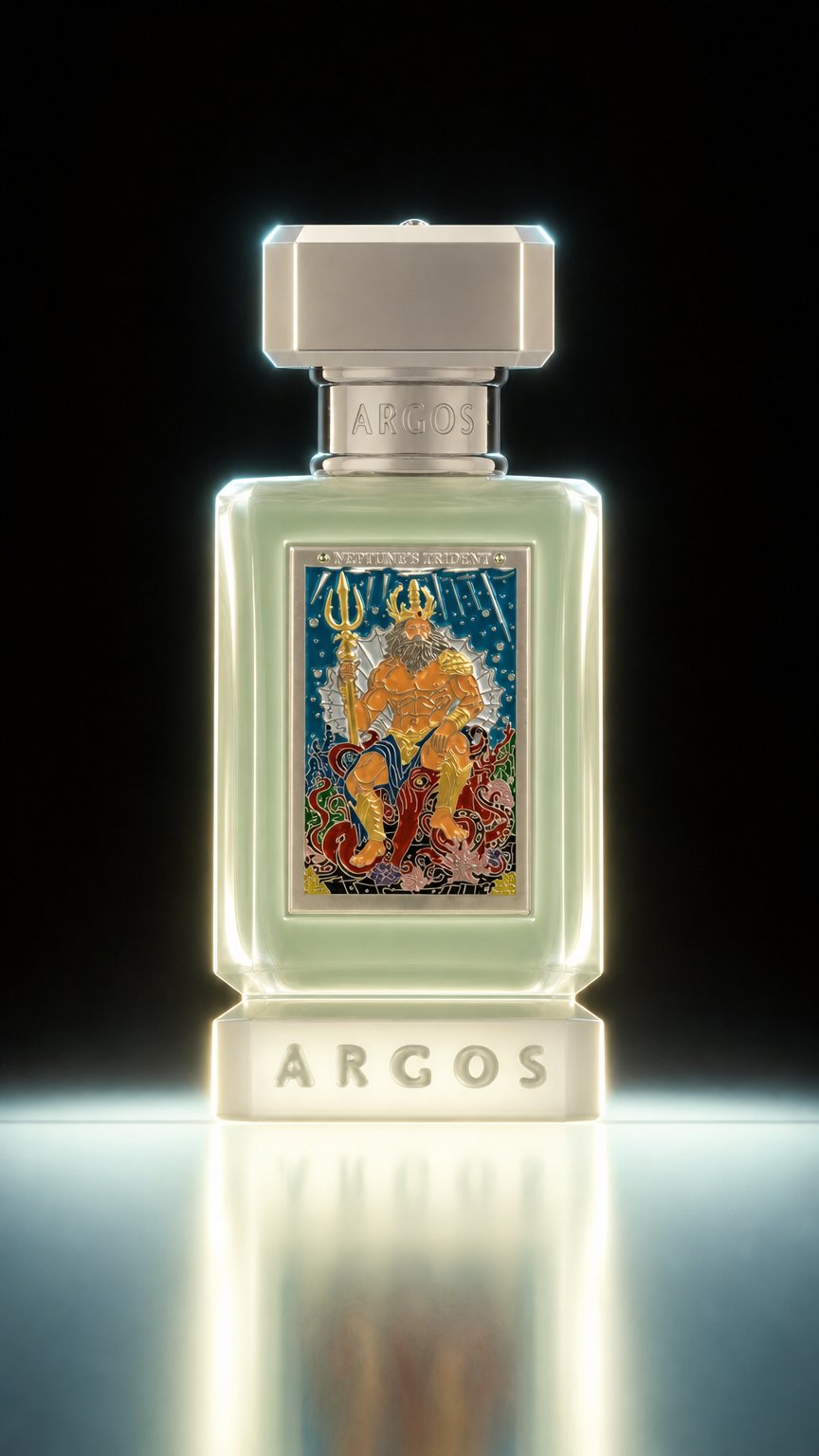 AI product shot of Argos NEPTUNE'S TRIDENT EXTRAIT DE PARFUM