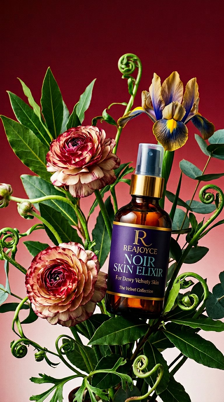 AI product shot of Noir Elixir