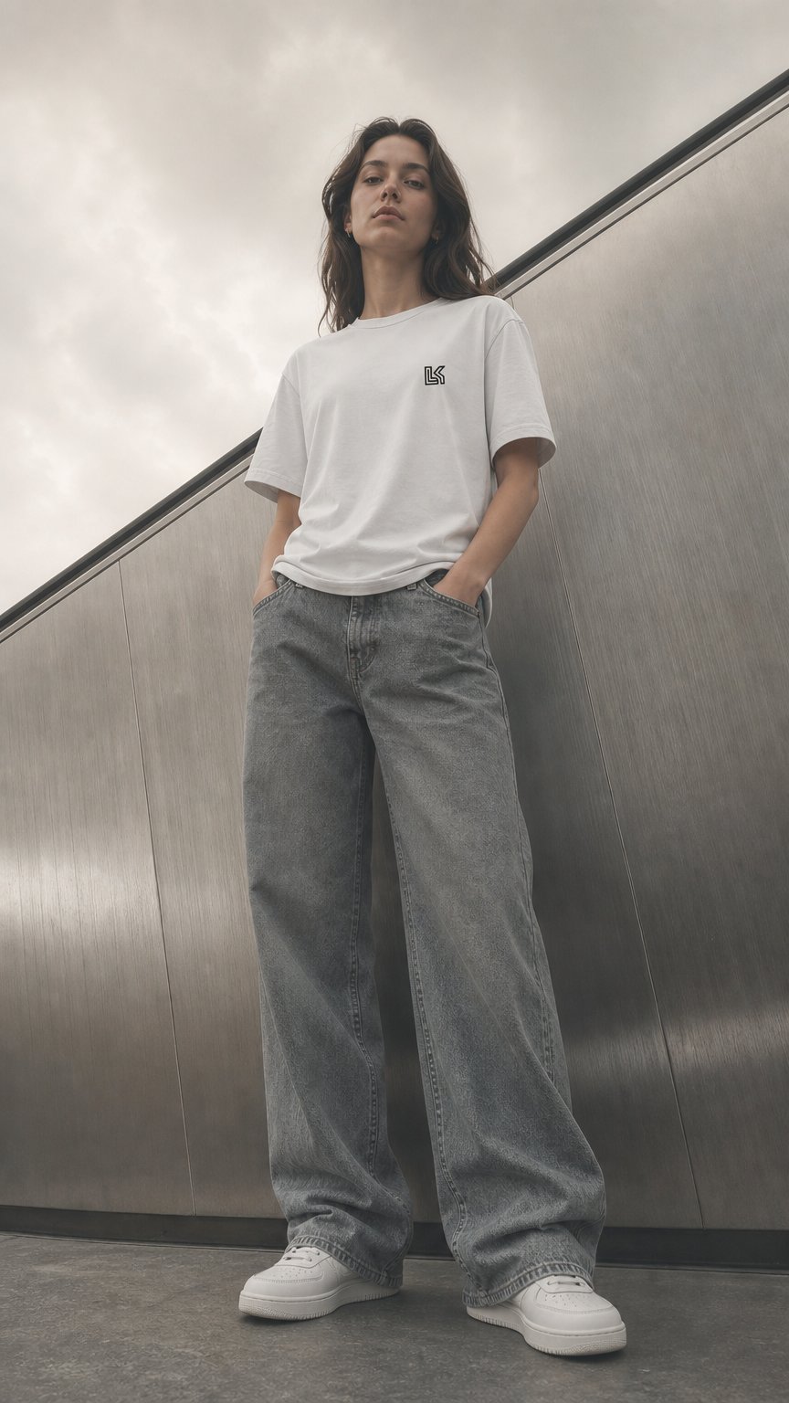 AI product shot of Lukko T-shirt: Logo (W)