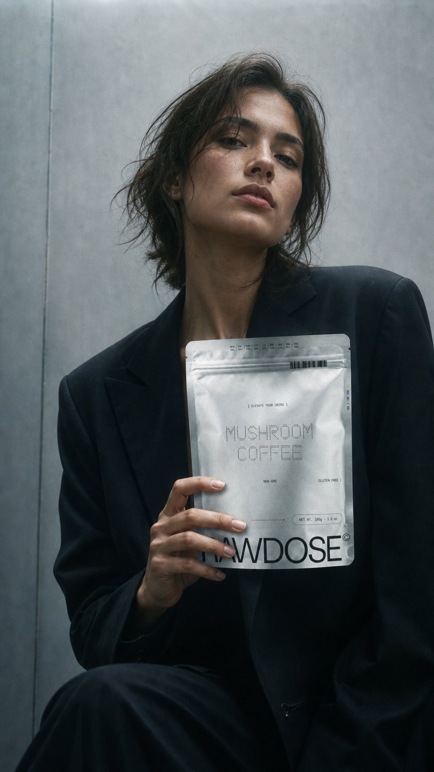 AI product shot of Mushroom Coffee