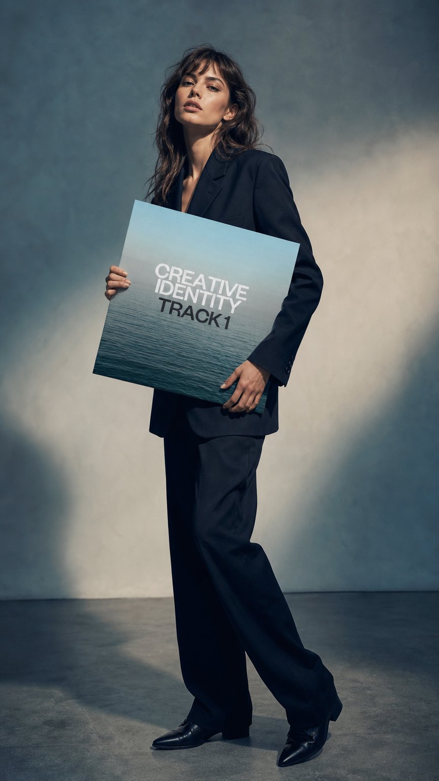 AI product shot of Track One: Creative Identity
