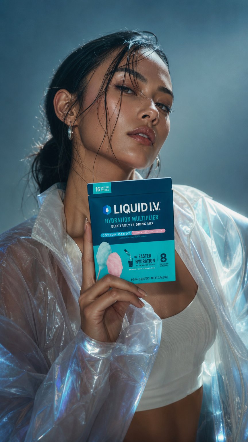 AI product shot of Cotton Candy Hydration Multiplier®