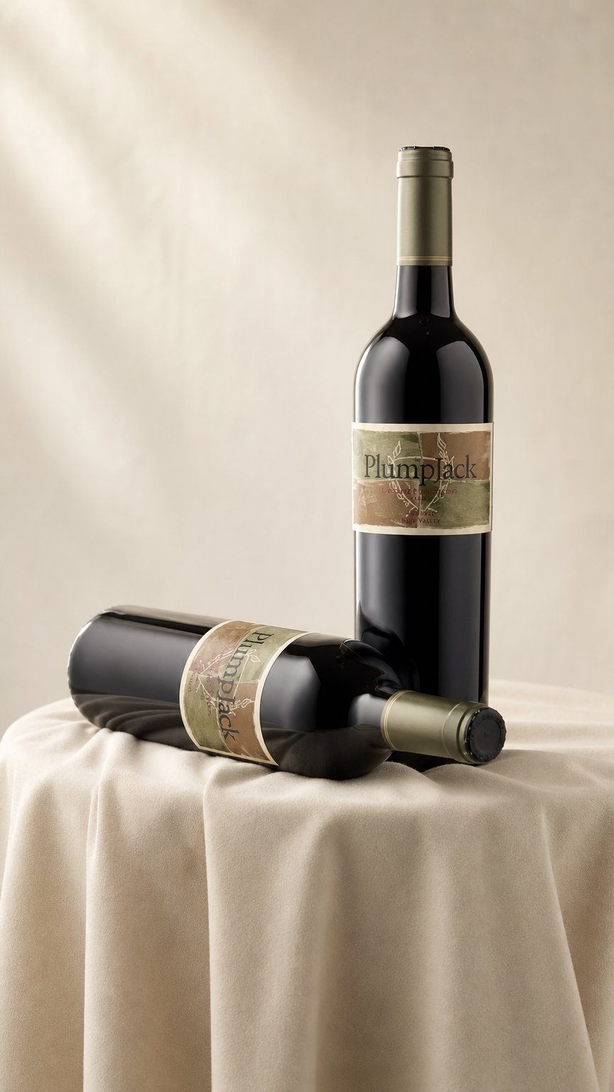 AI product shot of 2022 PlumpJack Estate Cabernet Sauvignon, Oakville