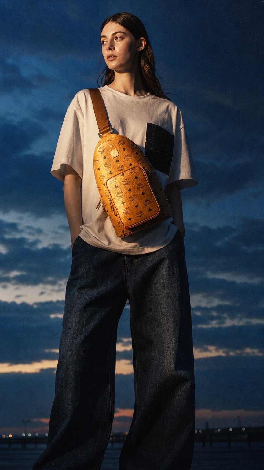 AI product shot of Aren Sling-Bag in Visetos