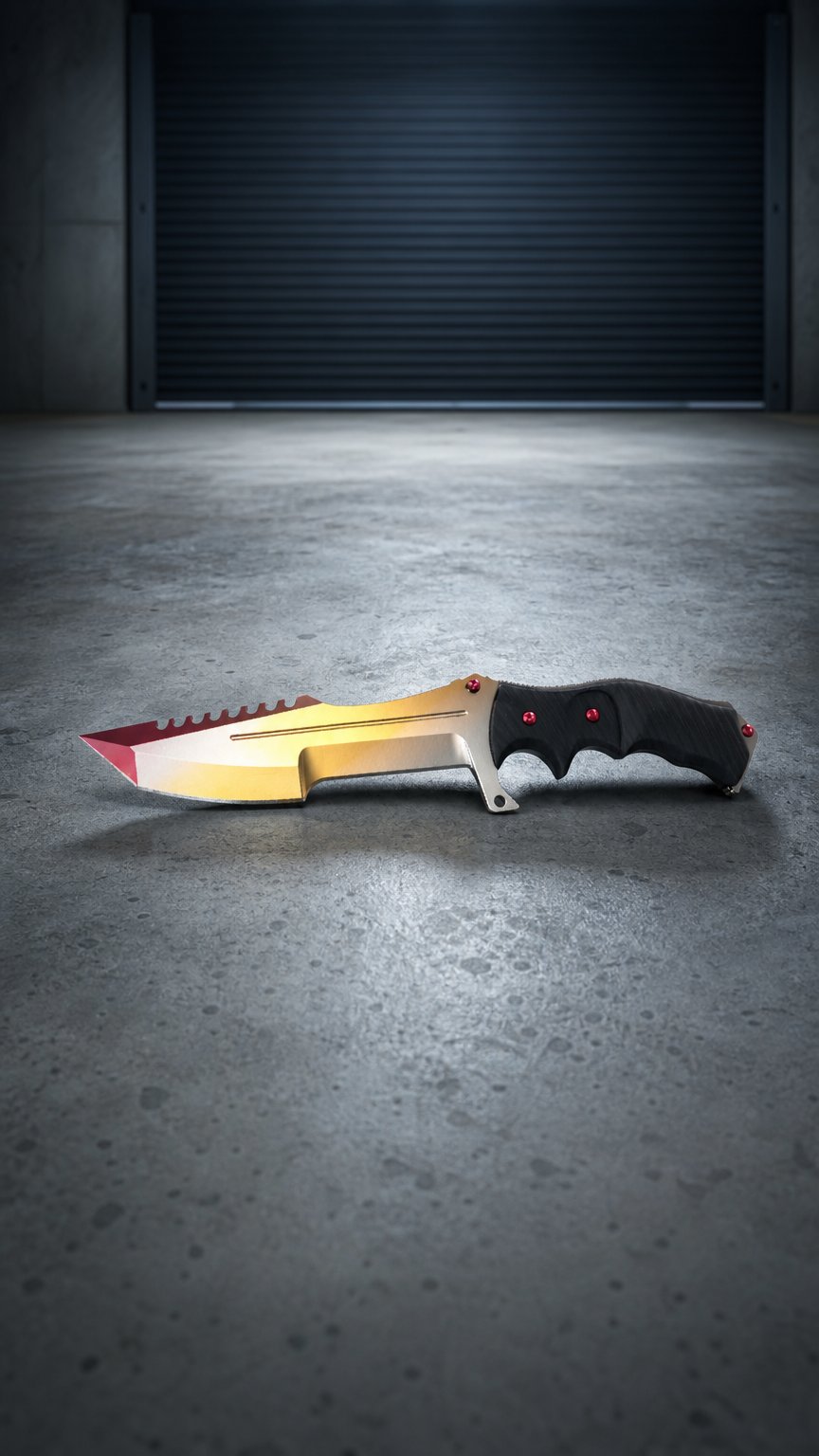 AI product shot of Huntsman Knife