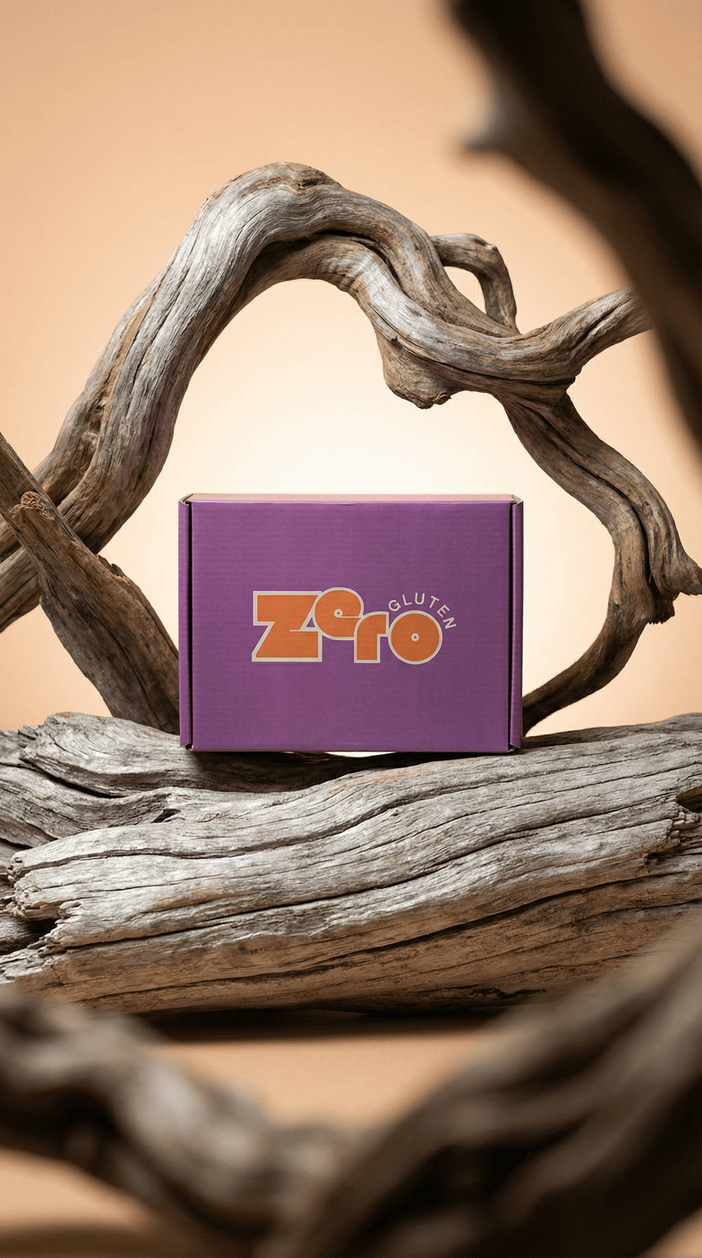 AI product shot of Zero Gluten Box (December)