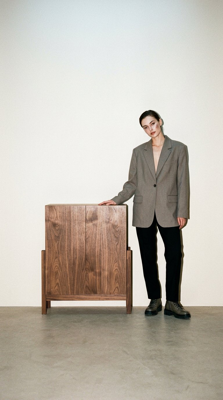 AI product shot of PIANO Sideboard Tall