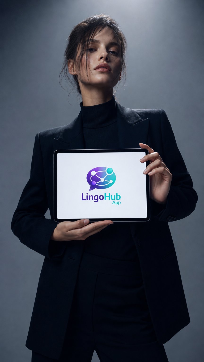 AI product shot of LingoHub Language Learning Platform