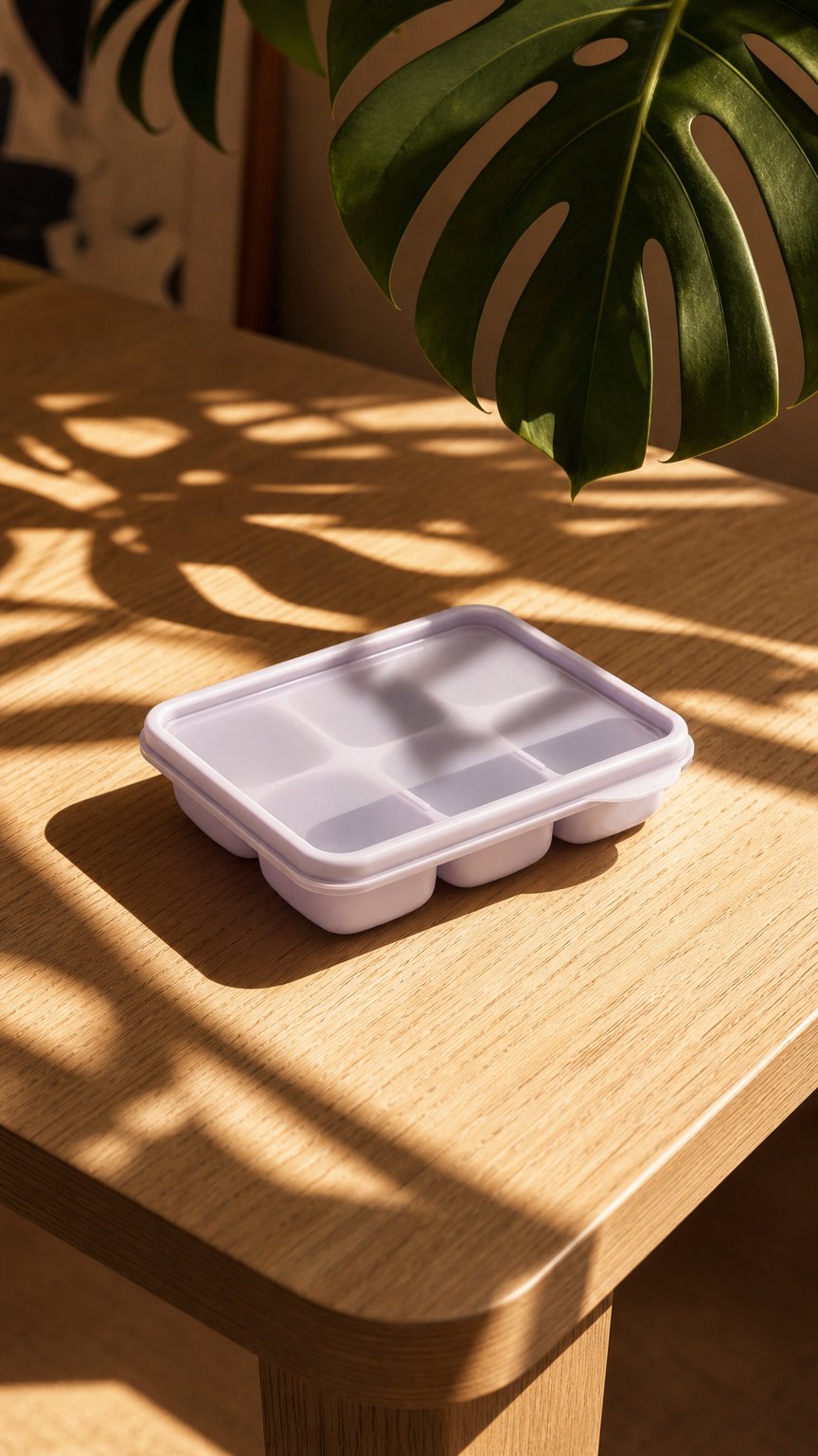 AI product shot of 6 Part Silicone Baby Freezer Tray | 50ml