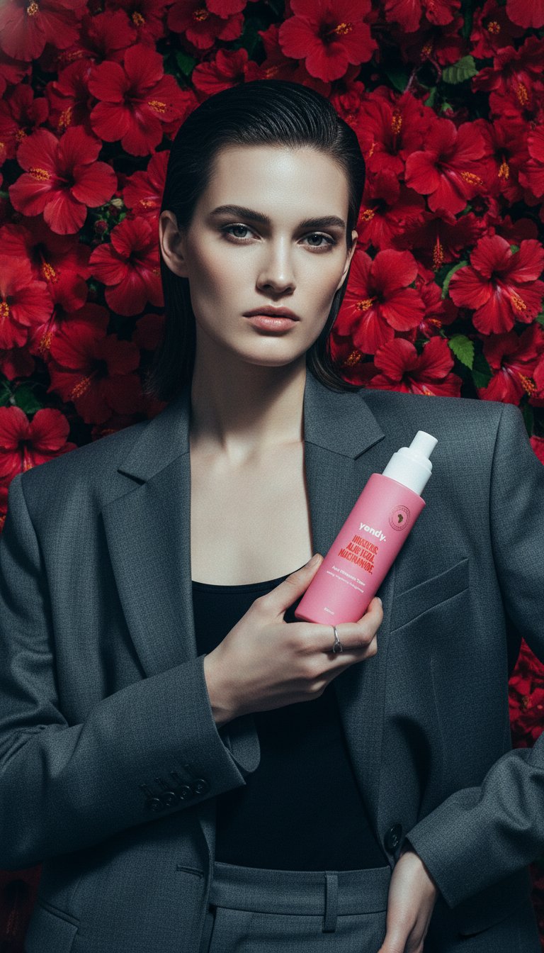 AI product shot of Aloe Hibiscus Toner