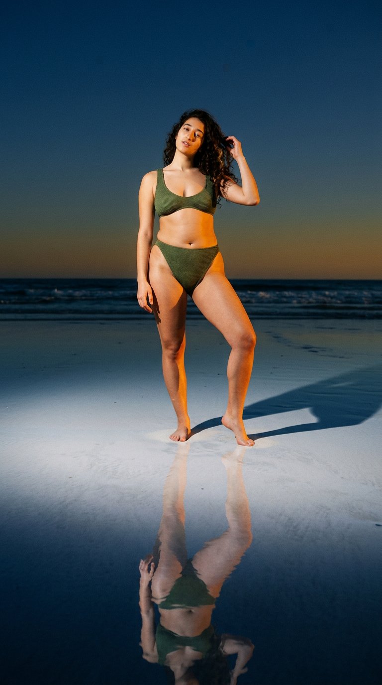AI product shot of Eva Standard Waist Two-Piece