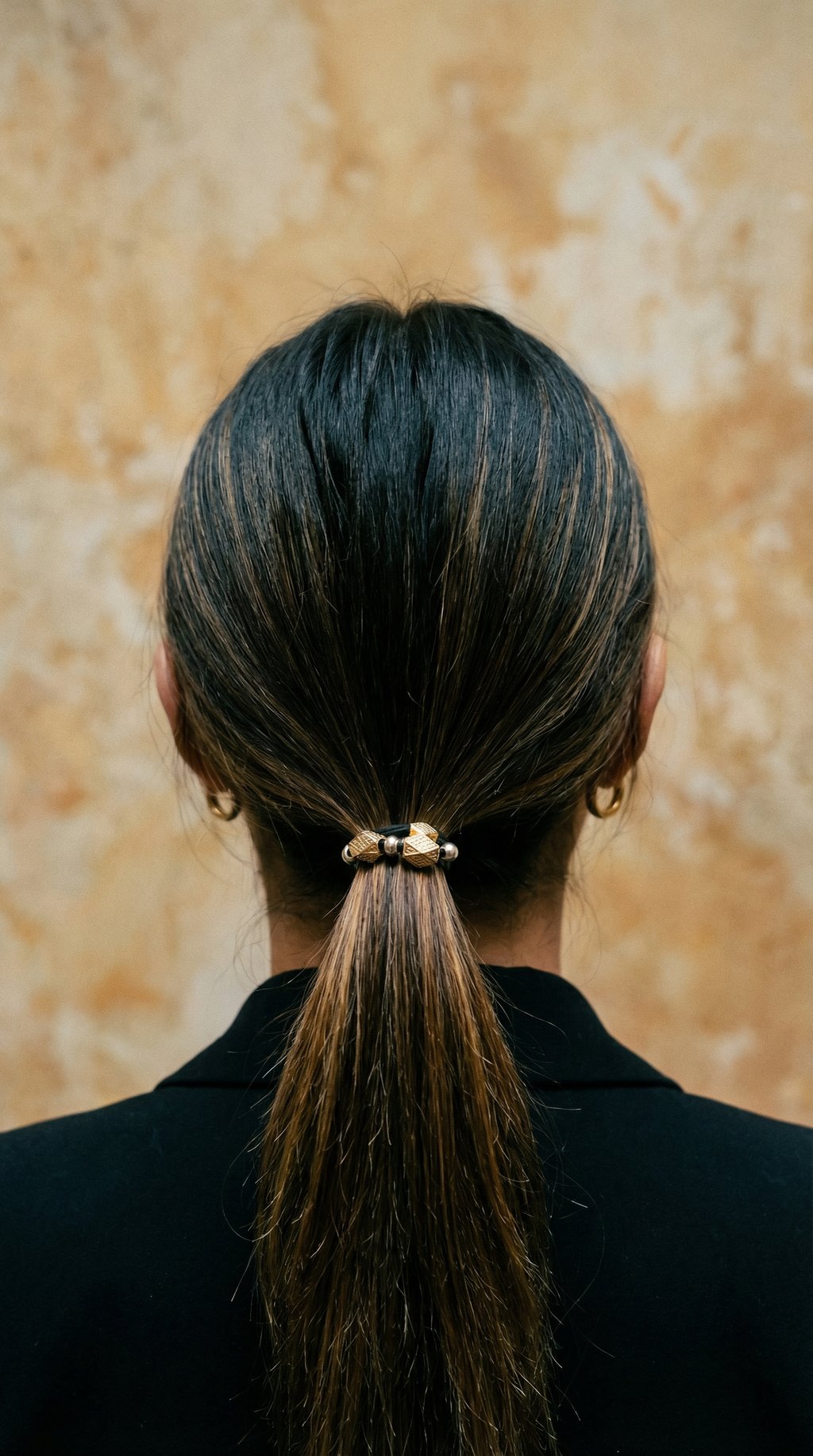 AI product shot of Sophia Jeweled Hair Tie