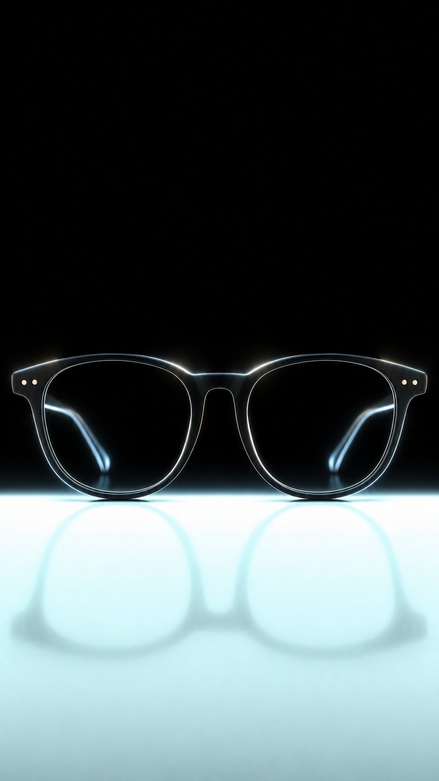 AI product shot of ScreenTime Billie Computer Glasses - Black - Prescription