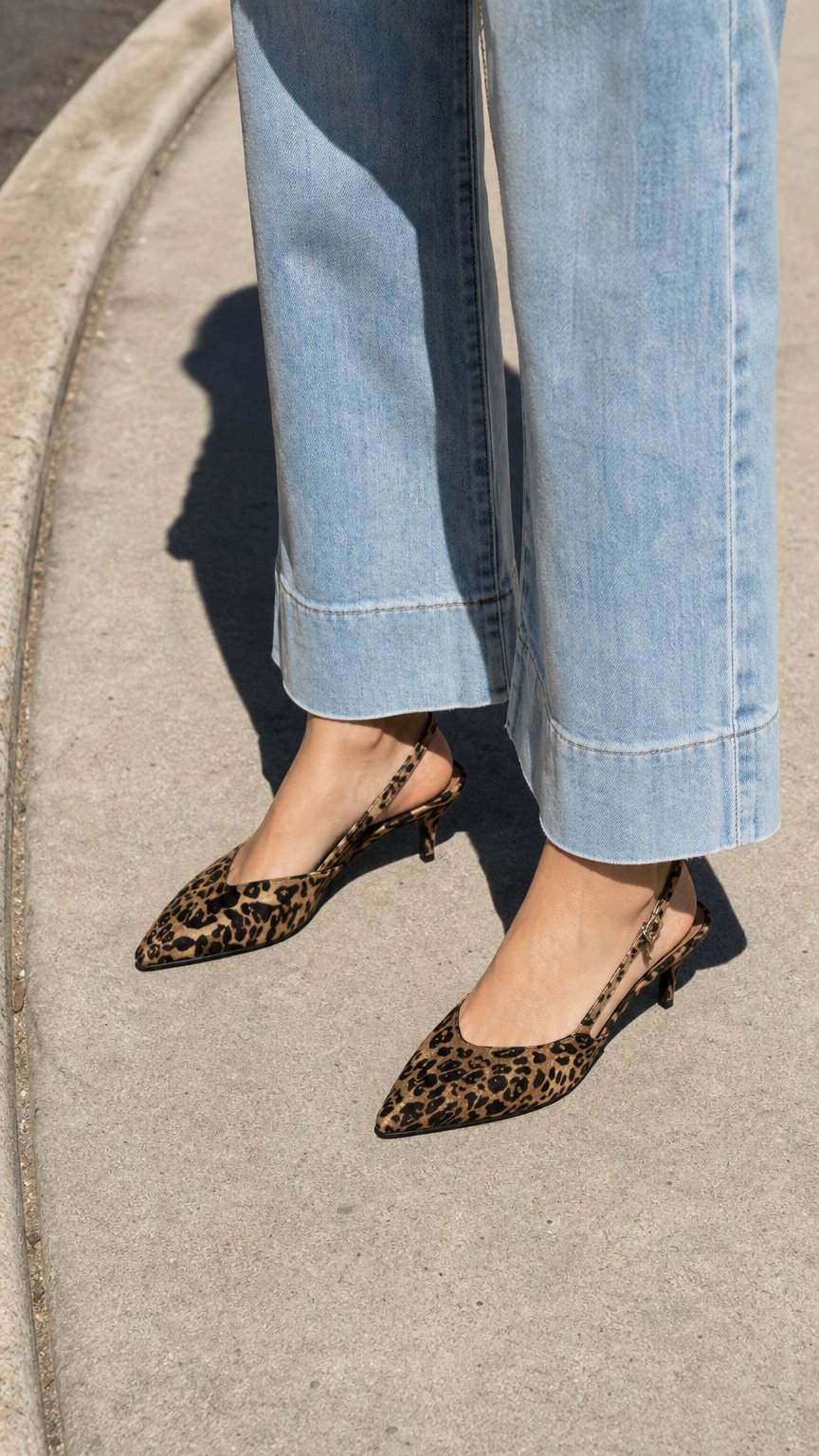 AI product shot of Lola Mid Heel Slingback