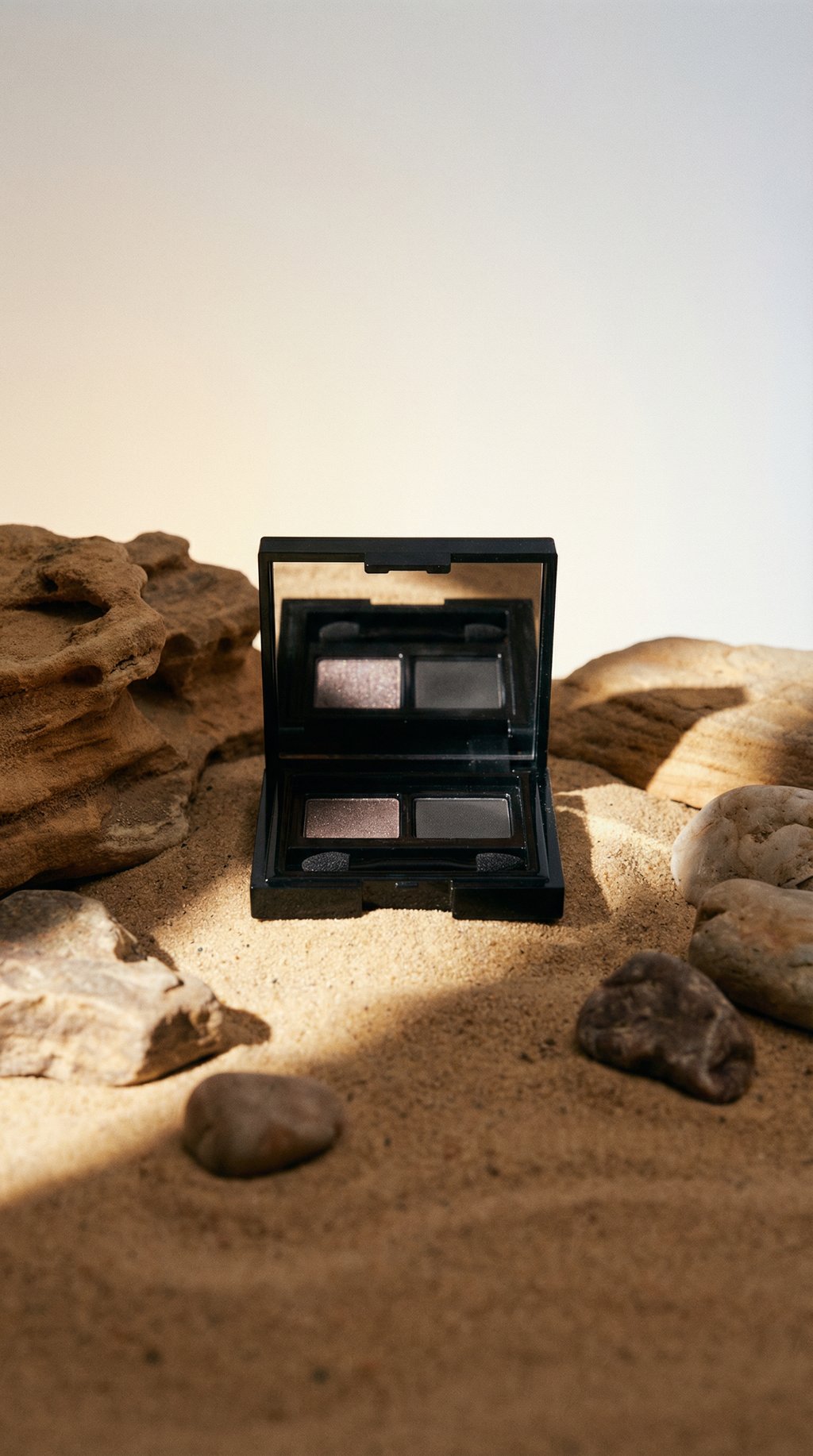 AI product shot of Essential Deluxe Duo Eyeshadow Meteorite
